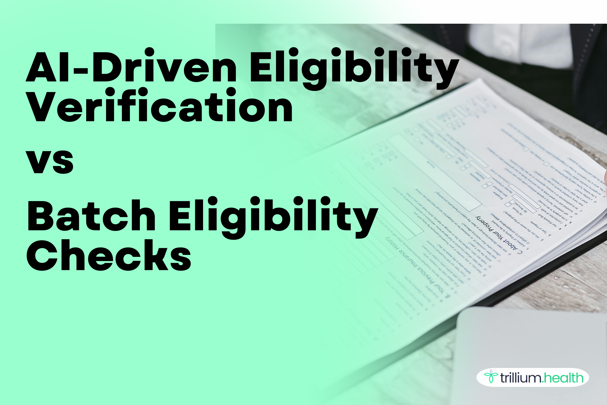 AI driven eligibility verification