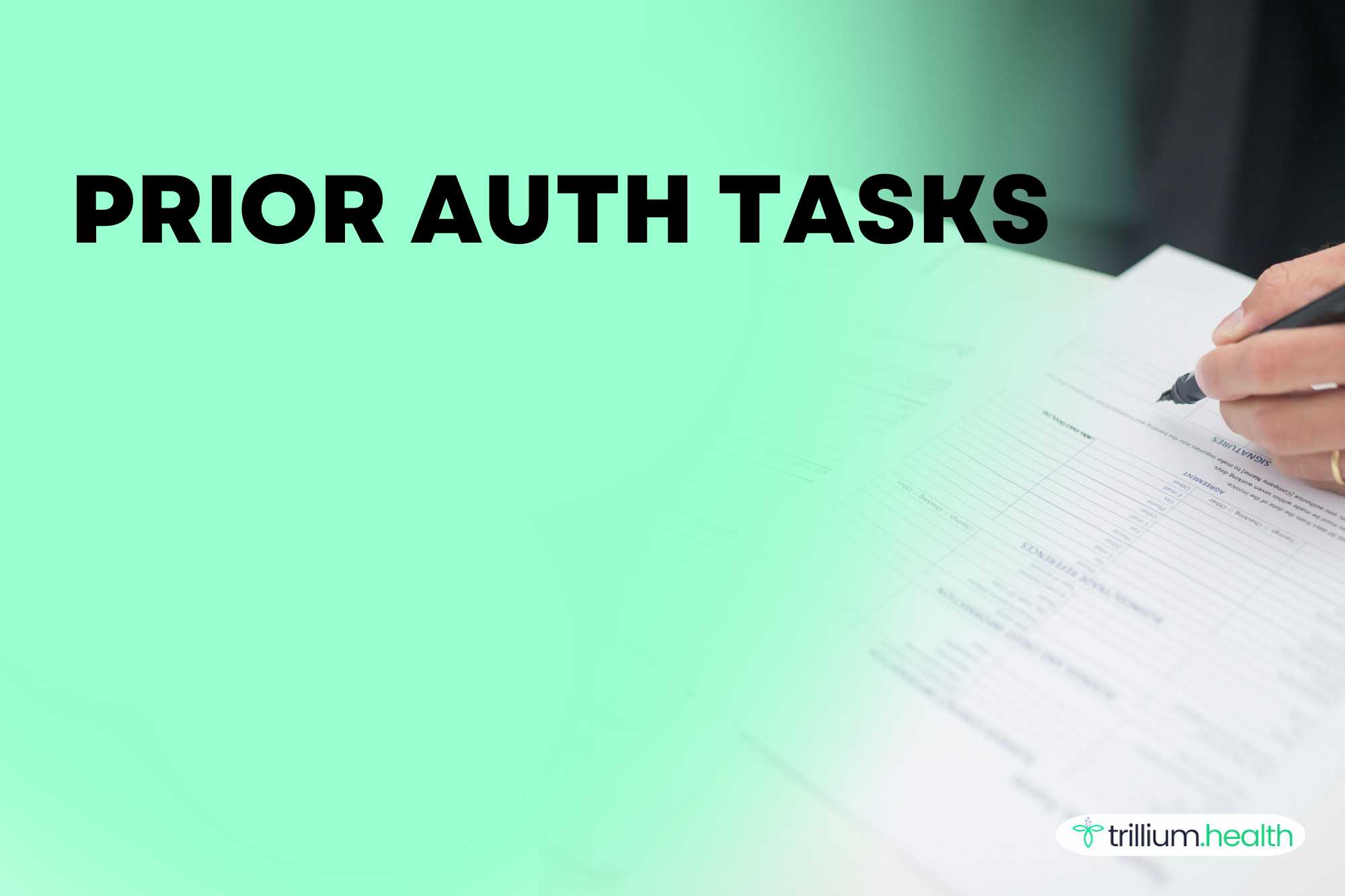 Prior auth tasks
