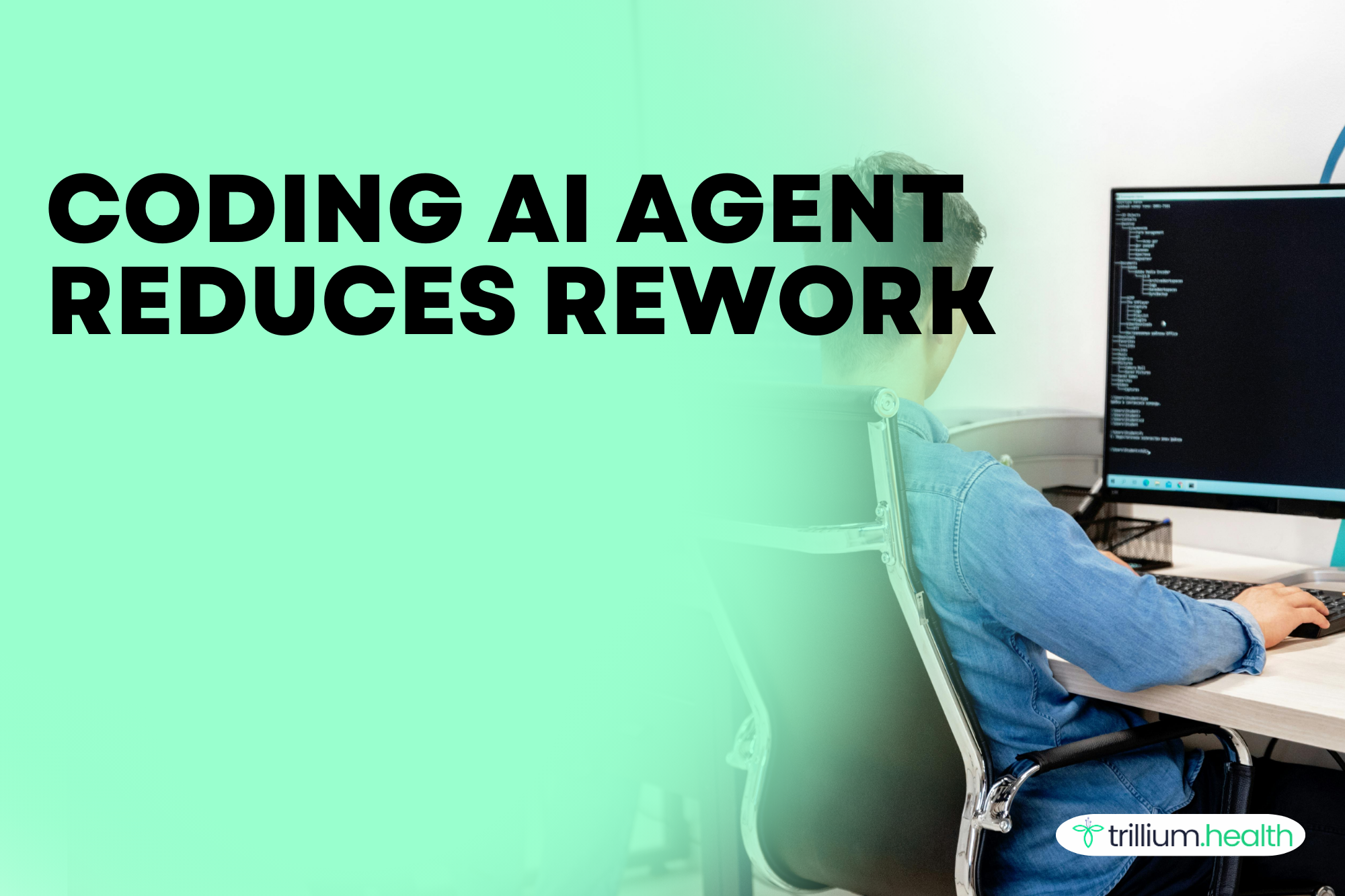 How does a coding AI agent reduce rework without increasing compliance risk?